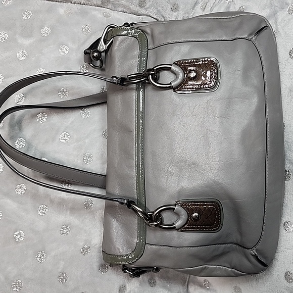 Coach 2011 Kristin Spectator Leather Flap Satchel Like NEW - Picture 2 of 7